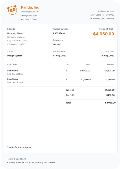 Invoice